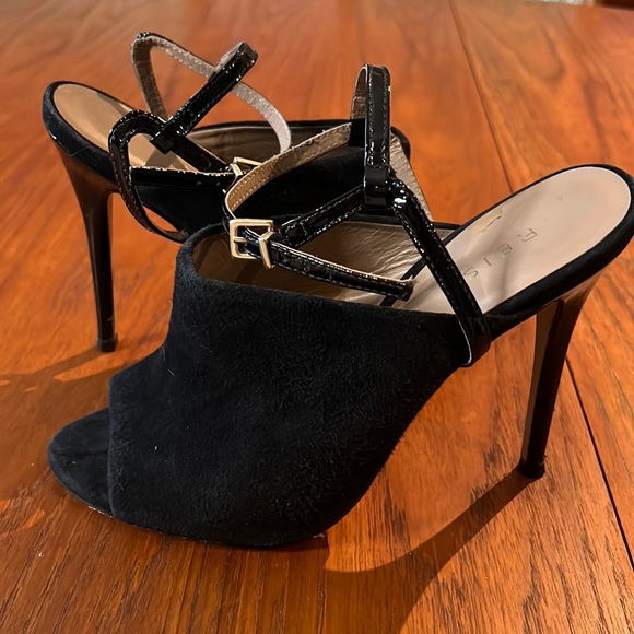 Reiss Rena black toe heels - Picture 1 of 4